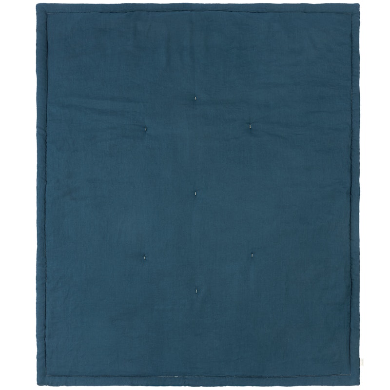 L1N0 Sengeteppe 100 x 135 cm, Deep Blue