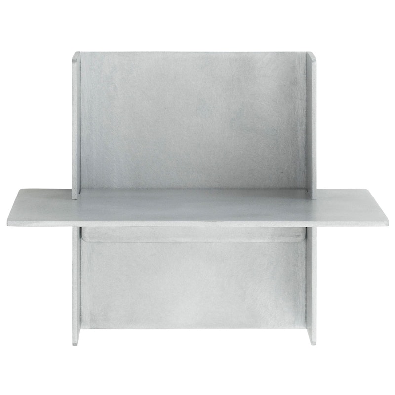 Alu Hylle Børstet Aluminium 25 cm