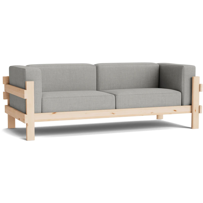Kube 3-Seter Sofa, Pine / Remix 133