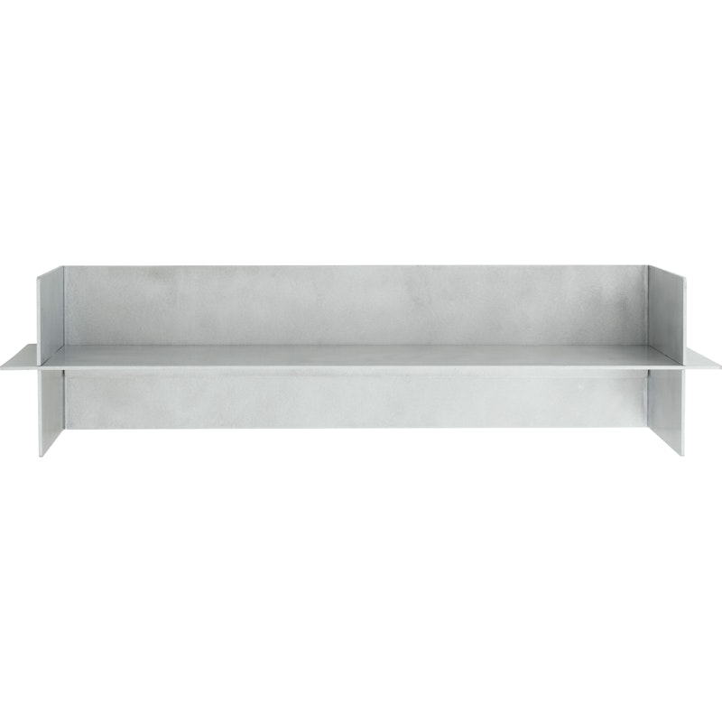 Alu Hylle Børstet Aluminium 80 cm