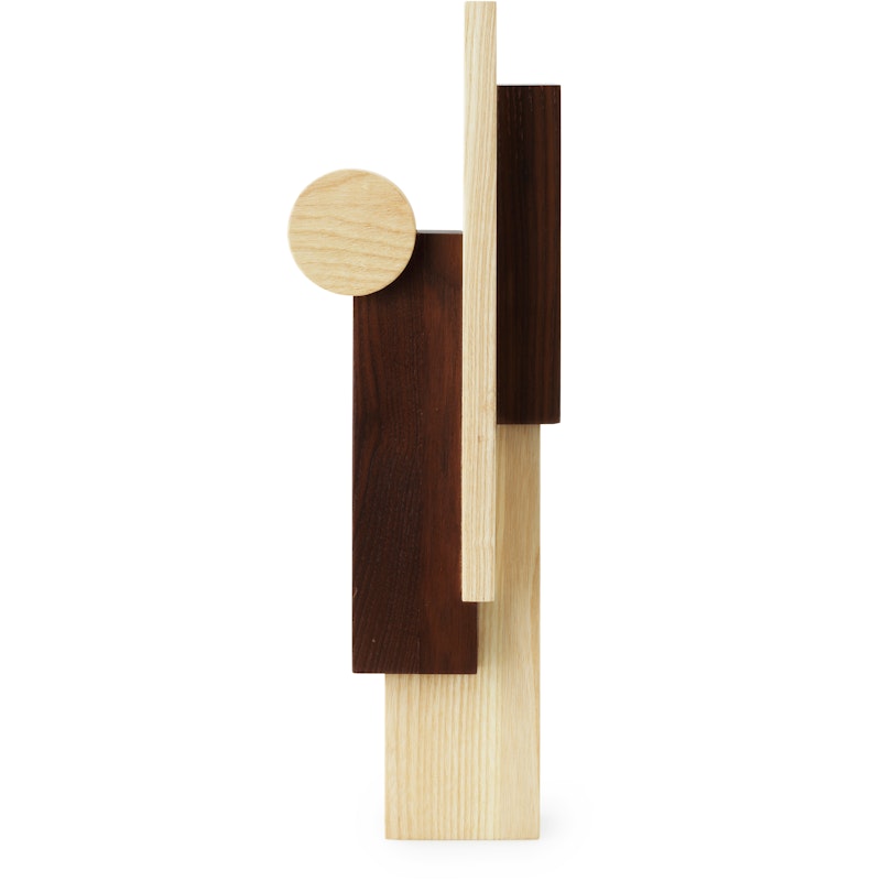 Join Skulptur Karbonisert Ask 40 cm