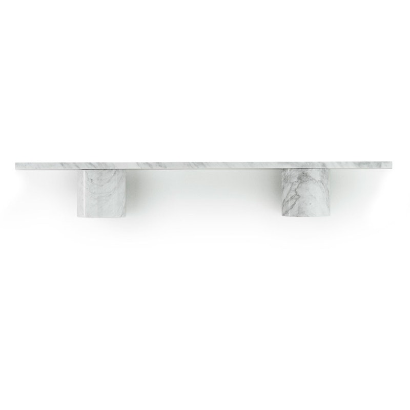 Sten Vegghylle 80 cm, White Marble