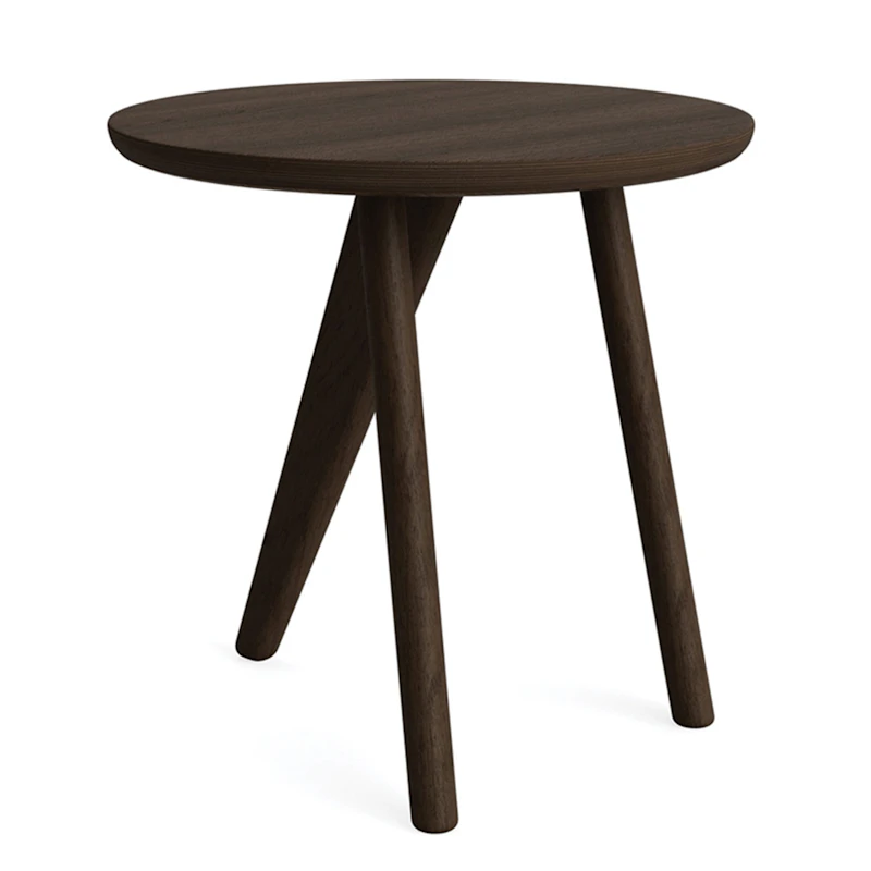 Fin Side Table, Dark Smoke