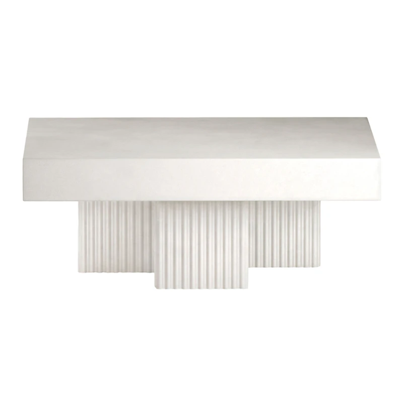 Gear Coffee Table 100x100 cm, Chalk
