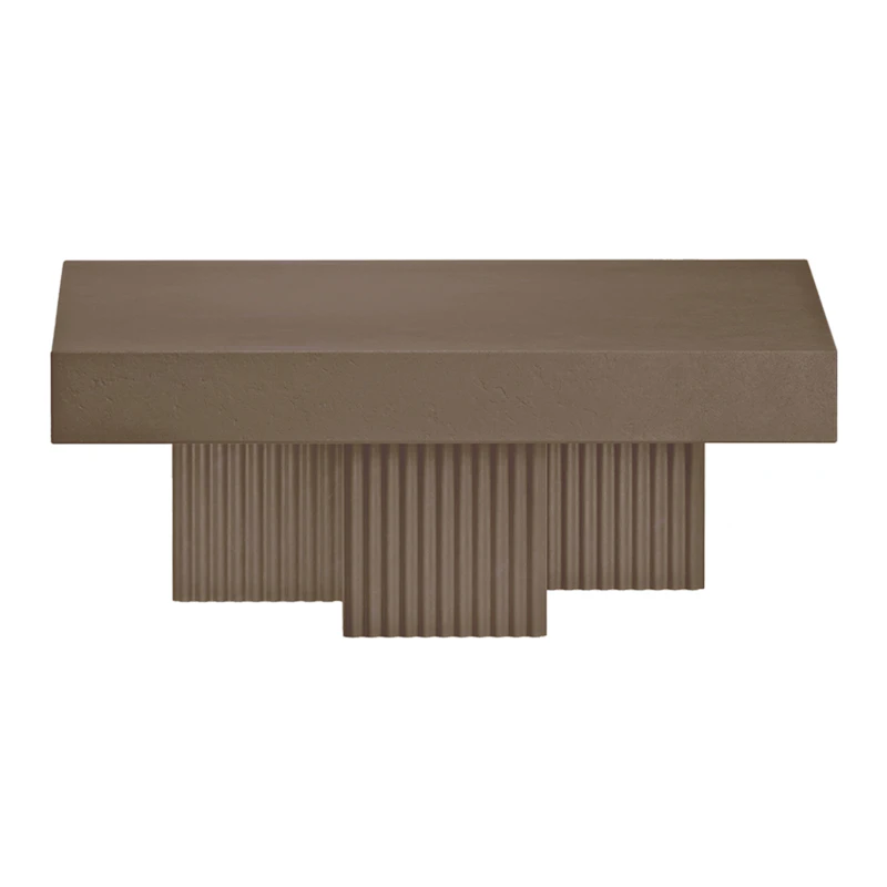Gear Coffee Table 100x100 cm, Clay