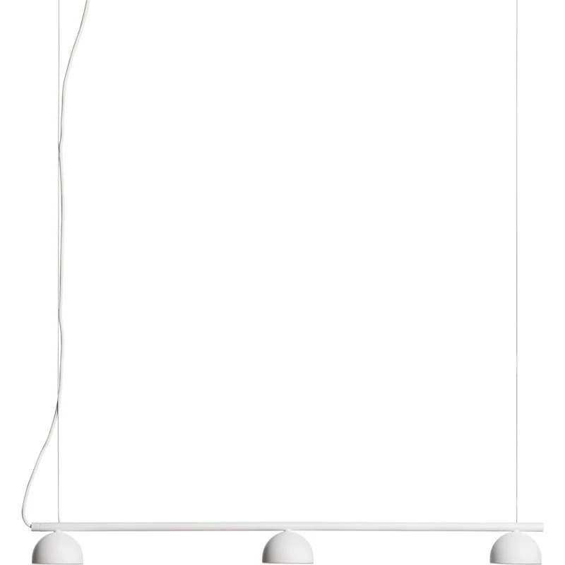 Blush Rail 3 Pendel, Matt Hvit