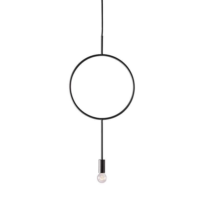 Circle Taklampe, Mørk Grå