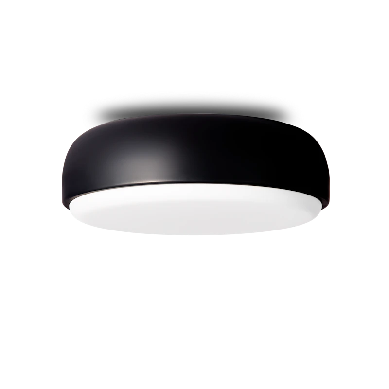 Over Me Vegg-/Taklampe Ø40 Matt Svart