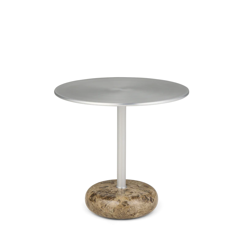 Ton Sidebord Stort Brun Marmor