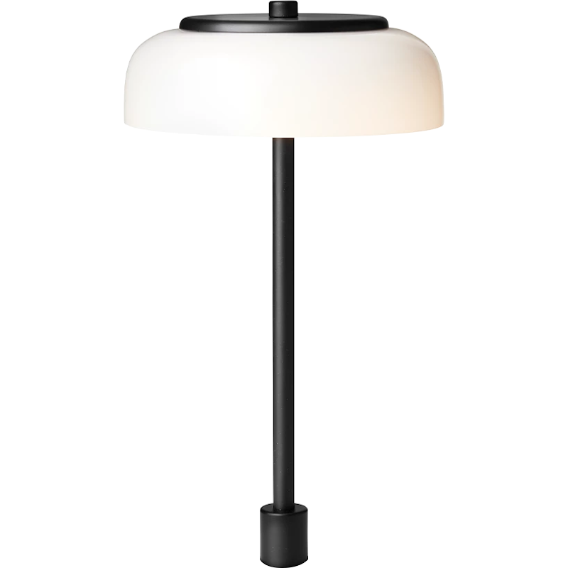 Blossi Bordlampe Integrert 170 mm, Svart / Opal