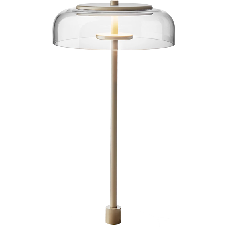 Blossi Bordlampe Integrert 230 mm, Nordic Gold / Gull