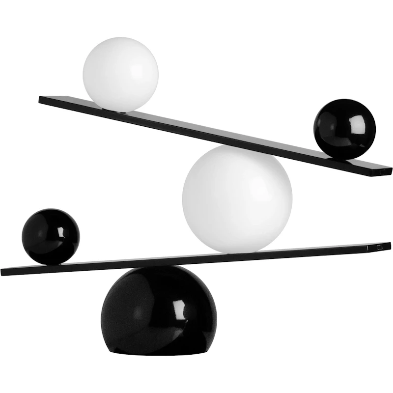 Balance Bordlampe, Sort