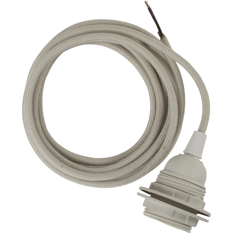 Stoffledning Med Sokkel, Off-white