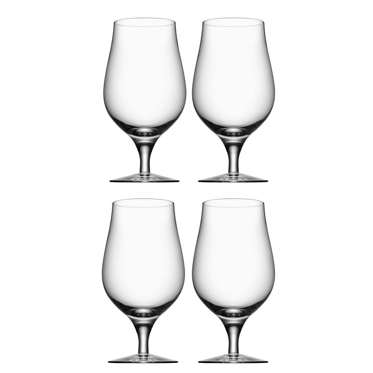 Orrefors Beer Taster &Oslash;l 47 Cl 4-pk -  &Oslash;lglass Glass Klar - 6312001