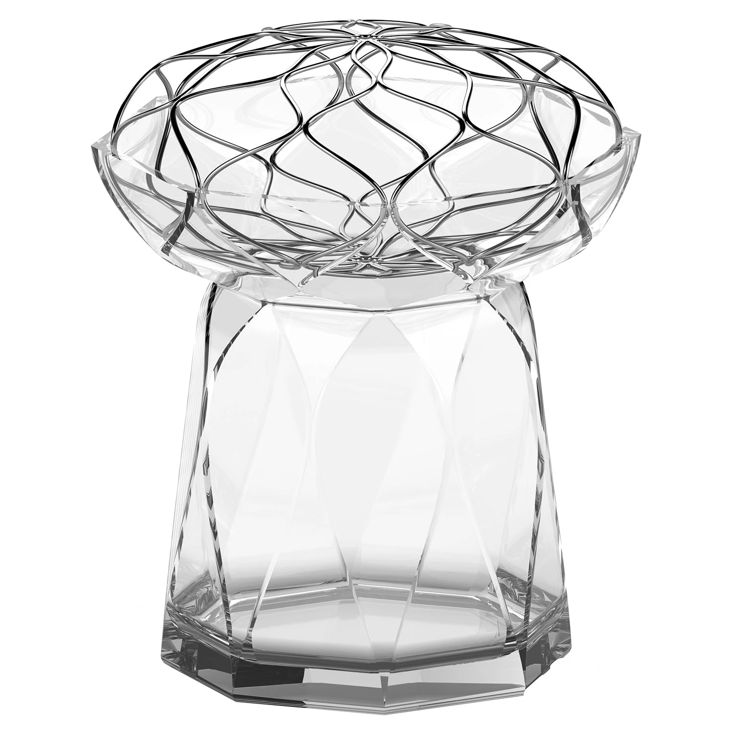 Orrefors Bloom Vase 28,4 Cm -  Vaser Rustfritt St&aring;l Klar - 6400026
