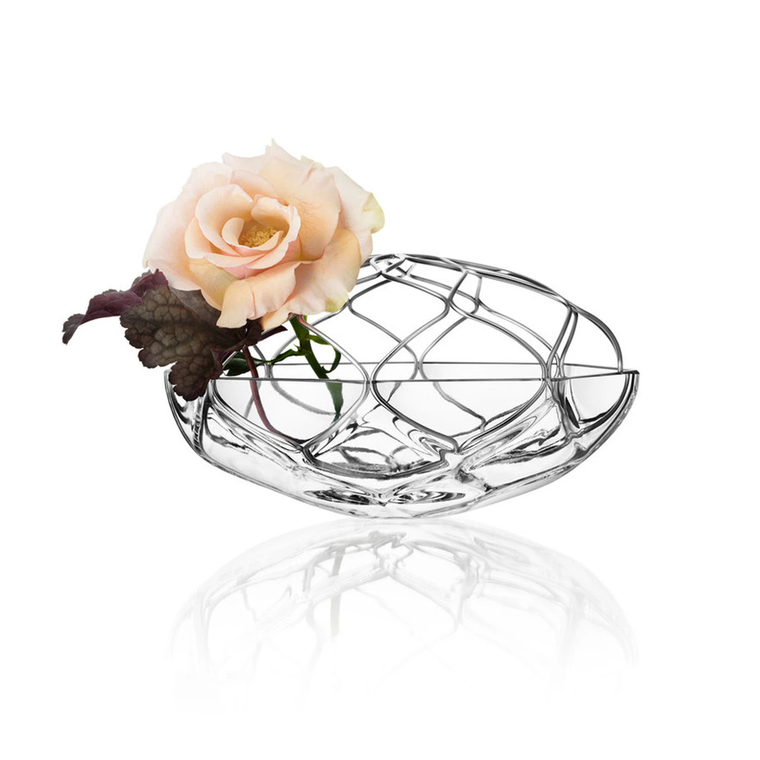 Orrefors Bloom Vase Clear -  Vaser Metall Klar - 6400025