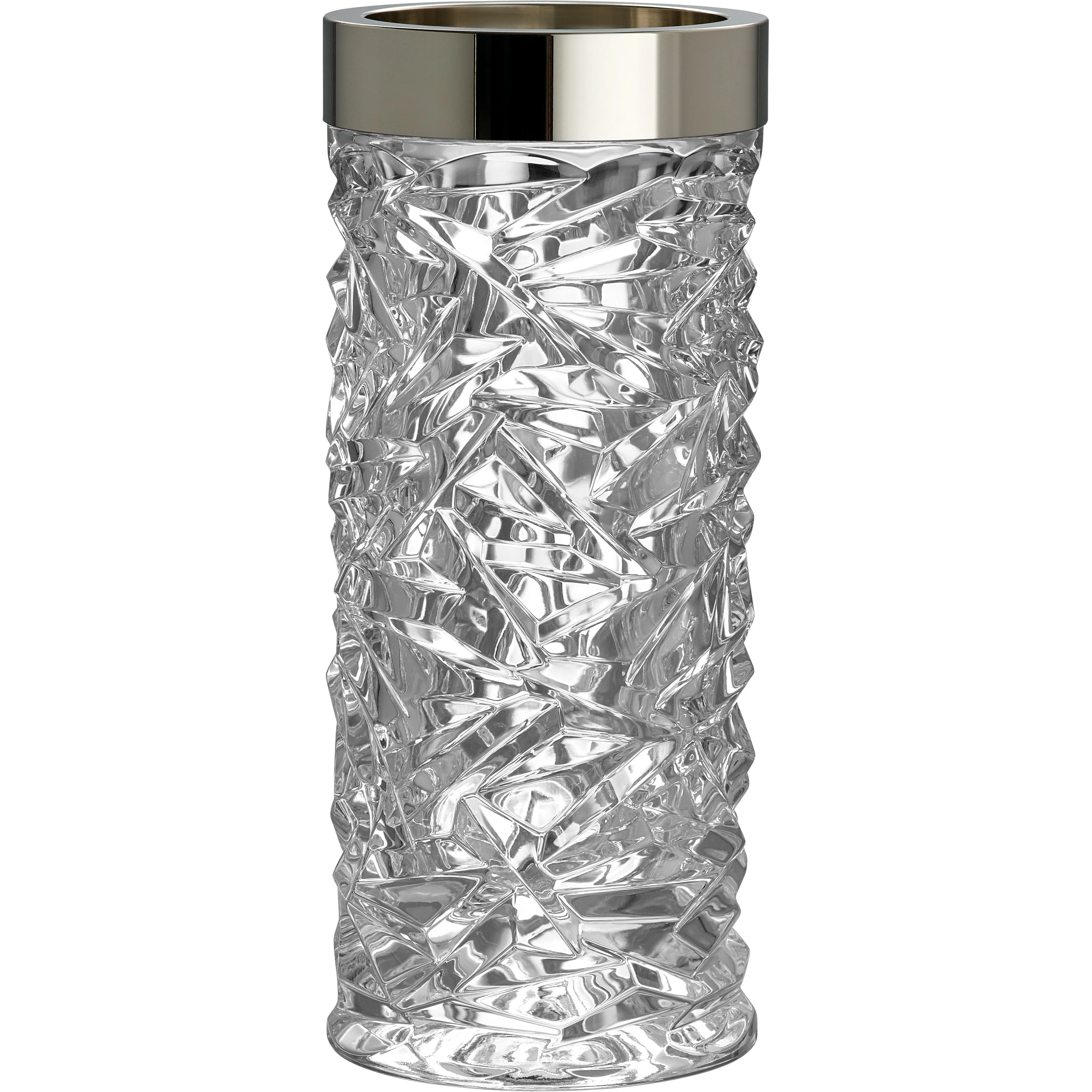 Orrefors Carat Vase 24 Cm -  Vaser Rustfritt St&aring;l Klar - 6590124