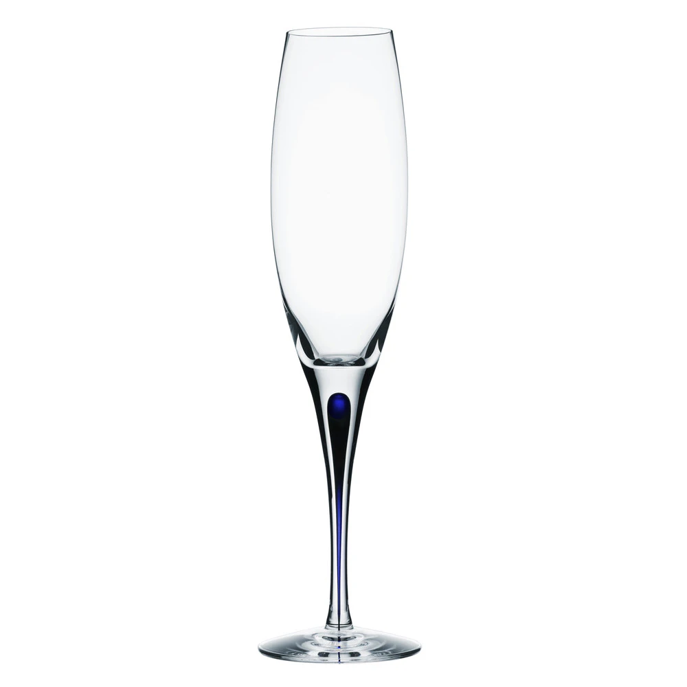 Orrefors Intermezzo Bl&aring; Champagneglass 26 Cl -  Champagneglass Munnbl&aring;st Glass Klar - 6257414