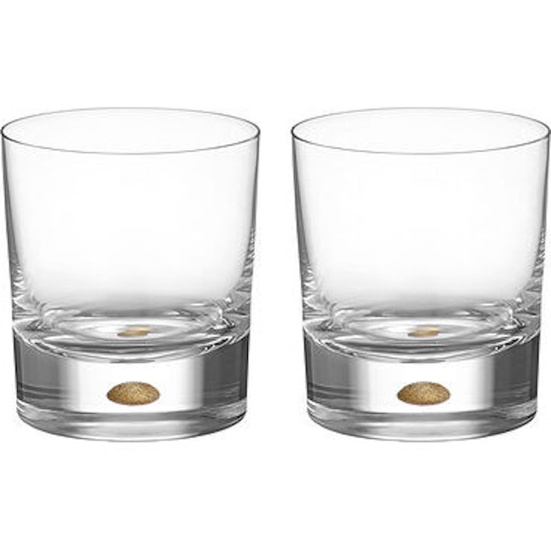 Intermezzo Whiskeyglass Old fashioned 2-pk 25 cl, Gull