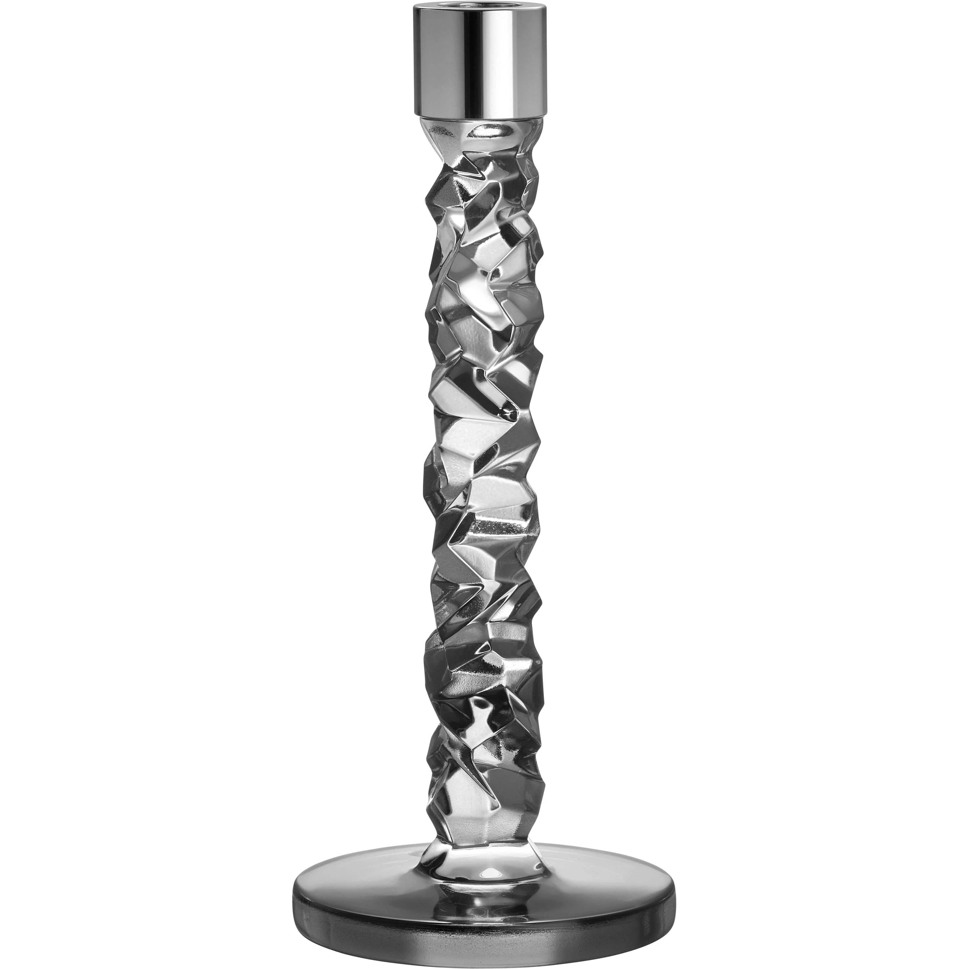 Orrefors Karat Lysestaker H 24,2 Cm 2-pk  -  Lysestaker Messing Antrasitt - 6590170