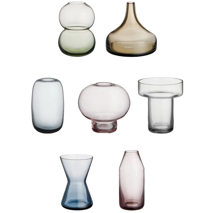 Orrefors Midsummer Minivaser 7-pk -  Vaser Glass Multi - 6722407