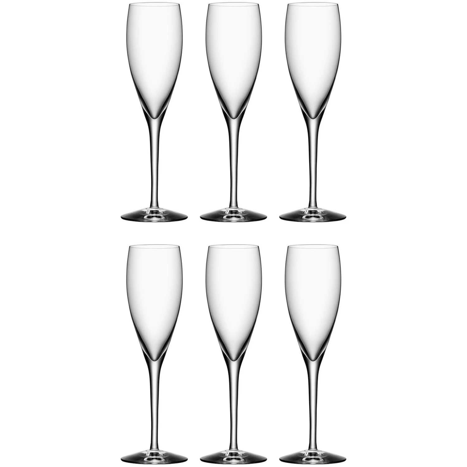 Orrefors More Champagneglass 18 Cl 6-pk -  Champagneglass Krystall Klar - 6310104