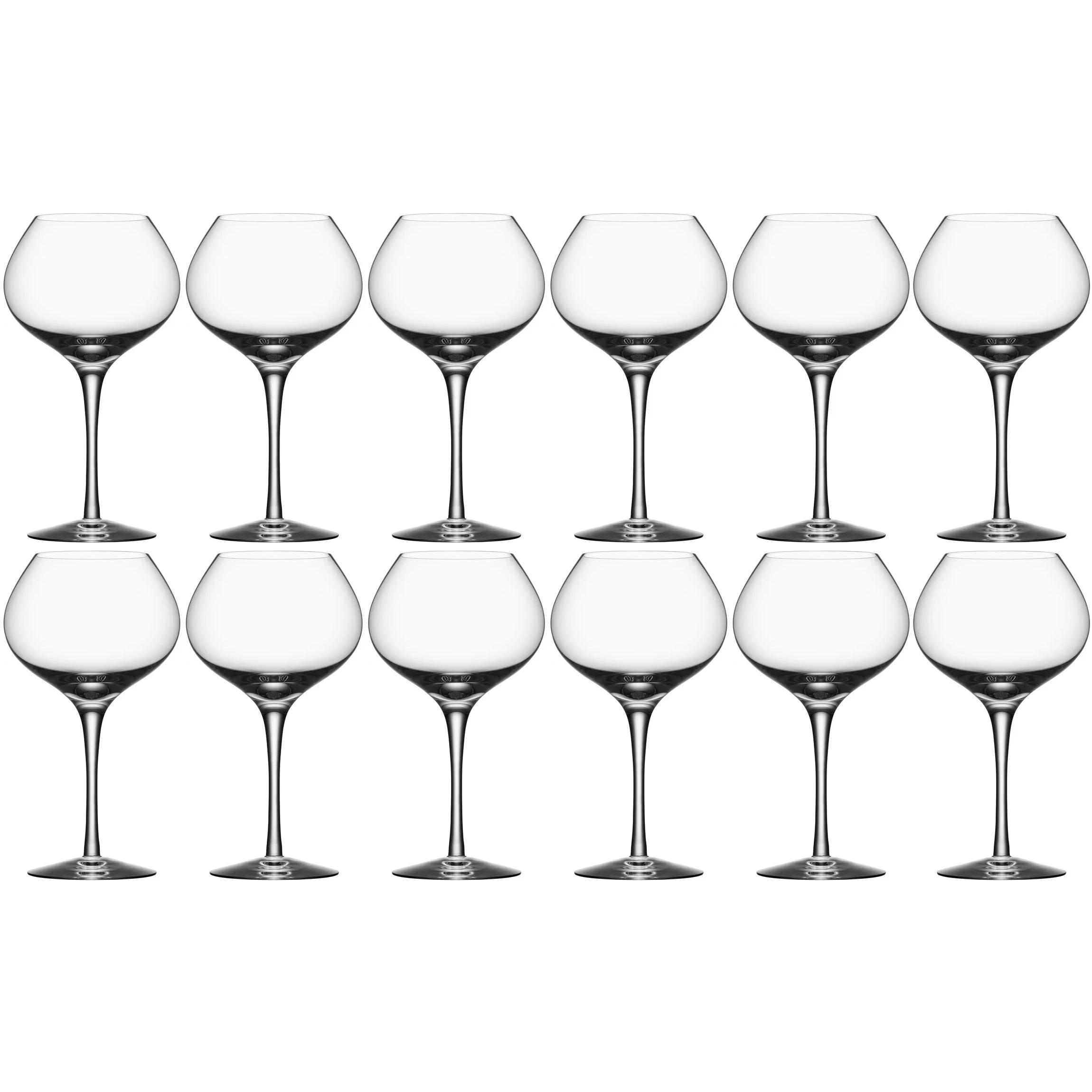 Orrefors More Mature R&oslash;dvinsglass 48 Cl 12-pk -  Vinglass Krystall Klar - 6310139