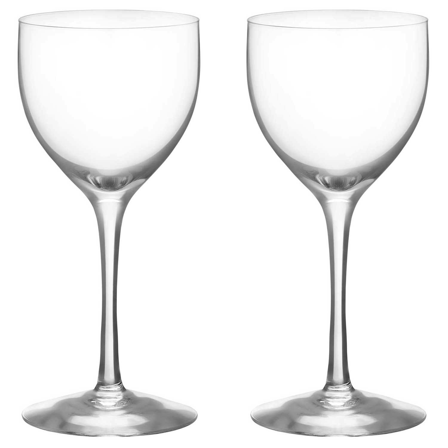 Orrefors More Nick & Nora Glass 17 Cl 2-pk -  Snapsglass & Avecglass Krystall Klar - 6310160