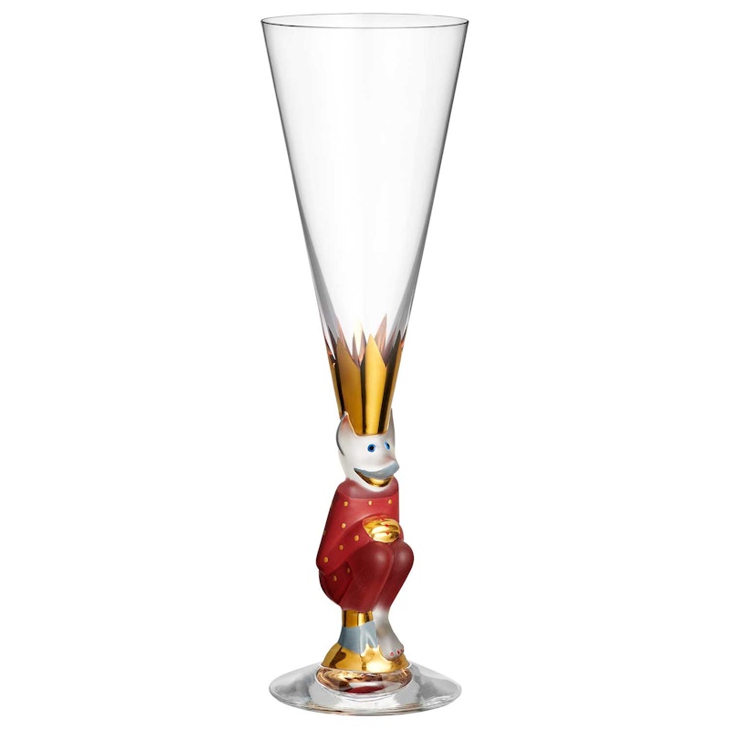 Nobel The Sparkling Devil Champagneglass 19 cl, Rød