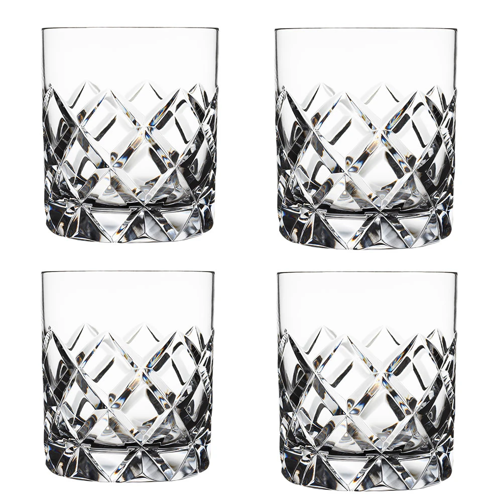 Orrefors Sofiero Whiskeyglass Of 25 Cl 4 Pakk -  Whiskeyglass & Cognacglass Krystall Klar - 6383444