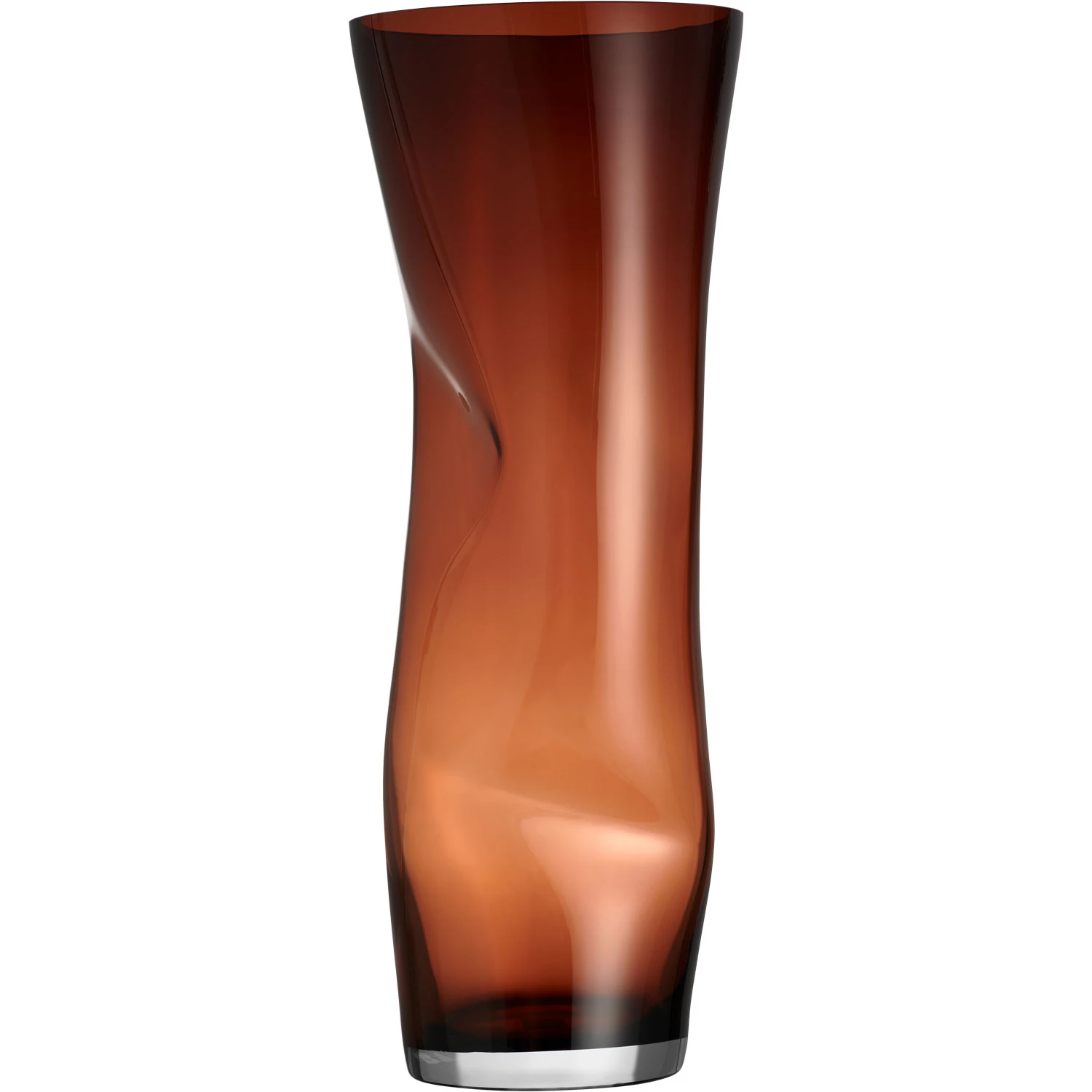 Orrefors Squeeze Vase 50 Cm Sunset Brown -  Vaser Glass Brun - 6562034