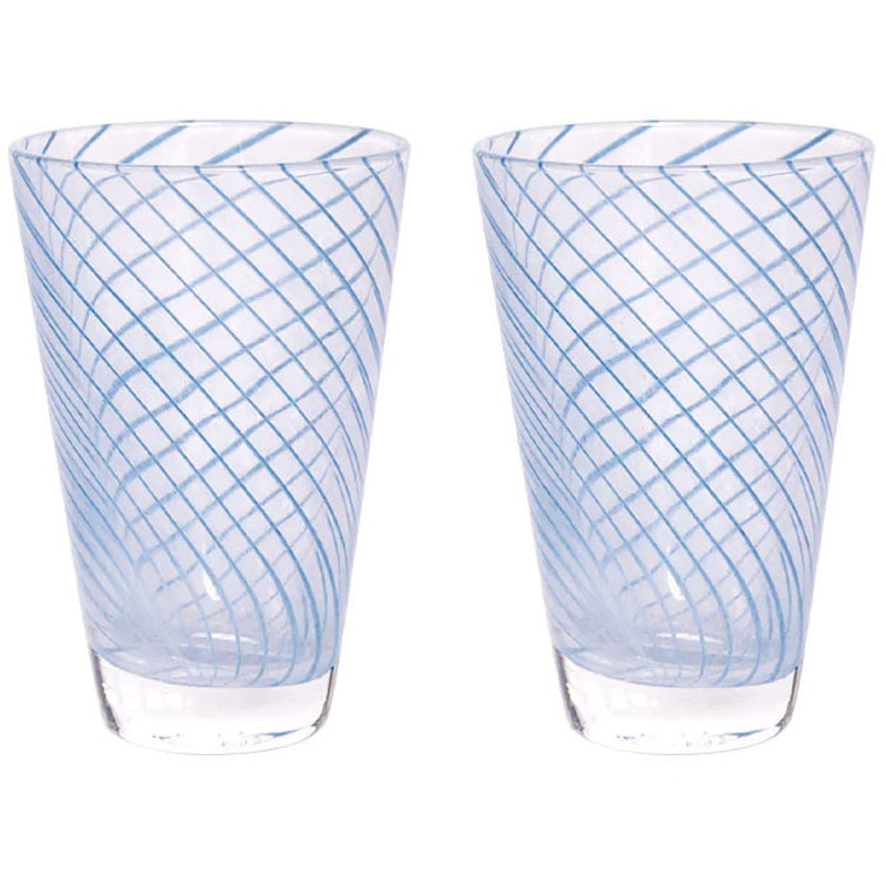 Yuka Glass 2-pk, Blå