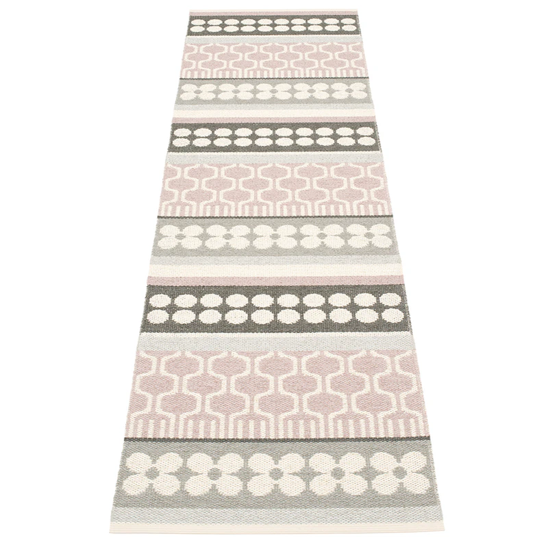 Asta Gulvteppe 70x270 cm, Pale Rose