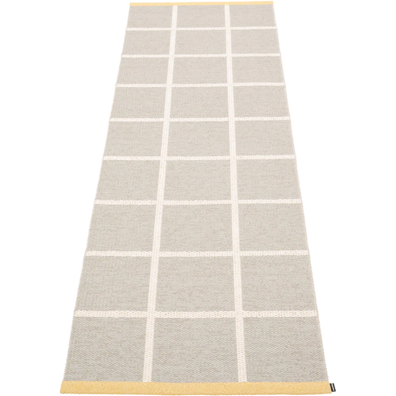 Criss Plastmatte Linen / Vanilla / Pale Yellow, 70x225 cm