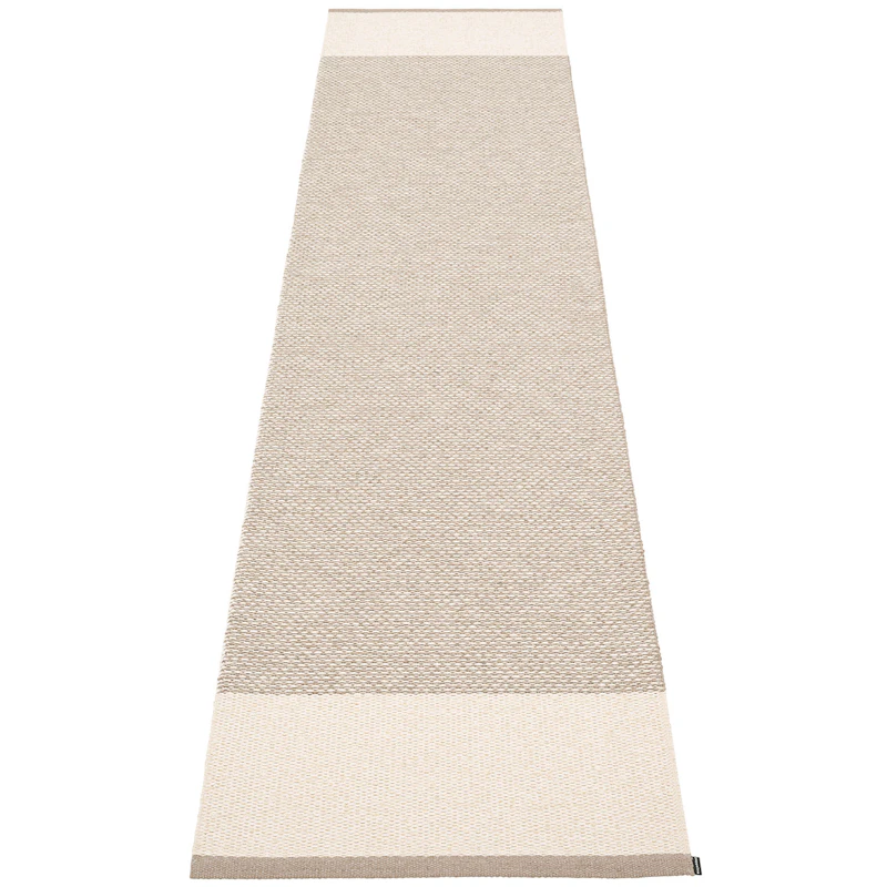 Edit Teppe Mud / Vanilla / Linen Metallic, 70x300 cm