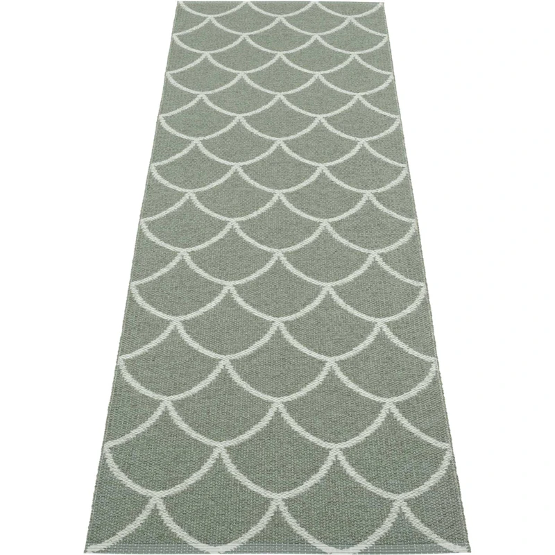 Kotte Teppe Army/ Sage, 70x 225 cm