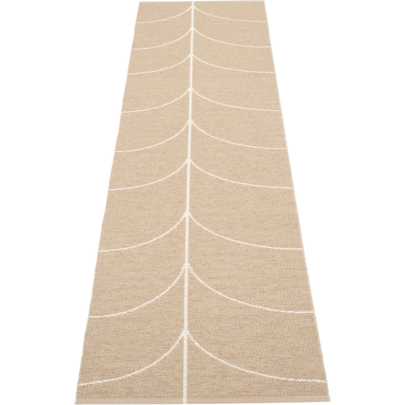 Leif Plastmatte Light Nougat / Vanilla, 70x270 cm