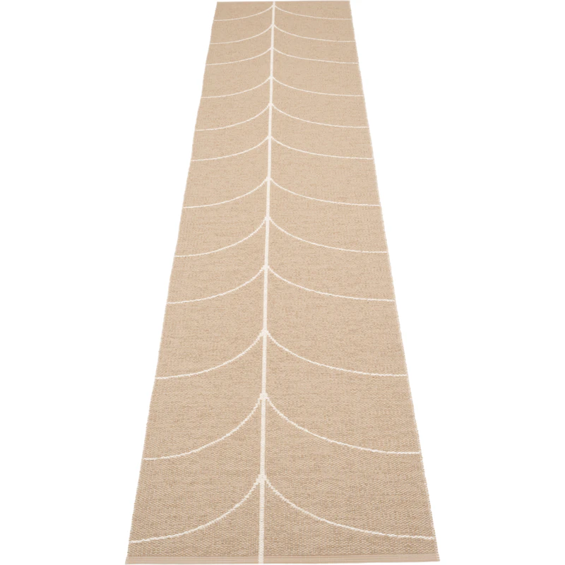 Leif Plastmatte Light Nougat / Vanilla, 70x360 cm