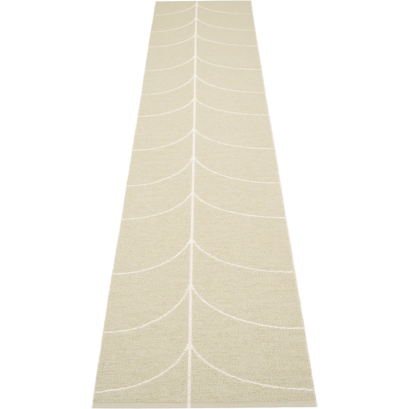 Leif Plastmatte Seagrass / Vanilla, 70x360 cm