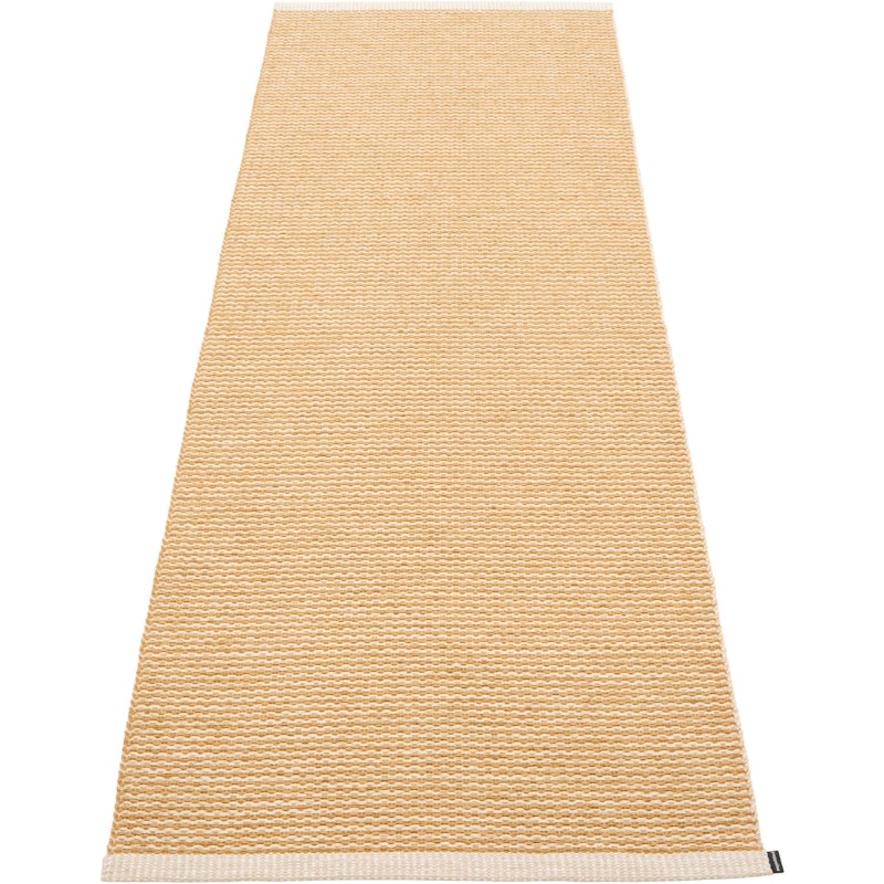 Mono Teppe Ochre/Cream, 85x260 cm