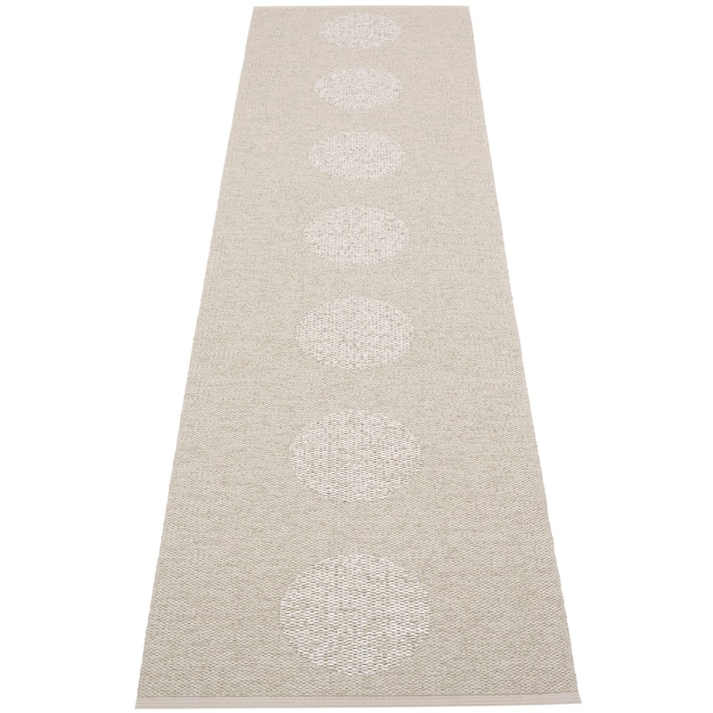 Vera 2.0 Teppe Linen / Stone Metallic, 70x280 cm