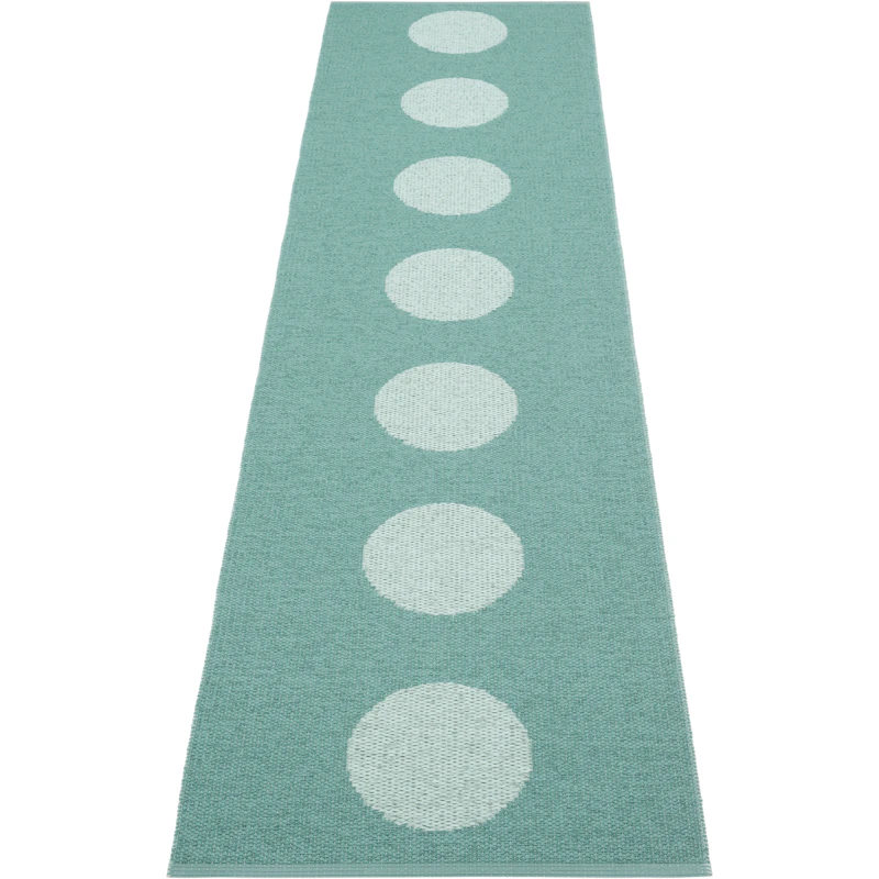 Vera Pop Teppe 70x280 cm, Jade / Pale Turquoise