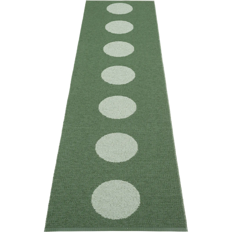 Vera Pop Teppe 70x280 cm, Leaf / Misty Mint