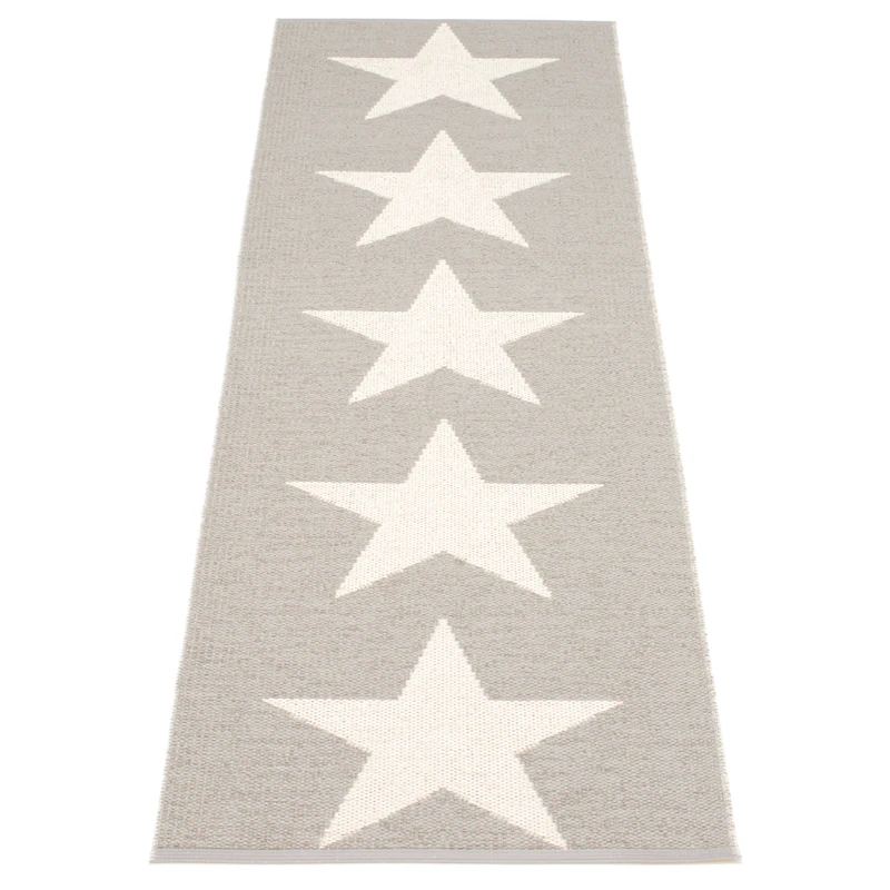 Viggo One Gulvteppe 70x150 cm, Warm Grey/Vanilla