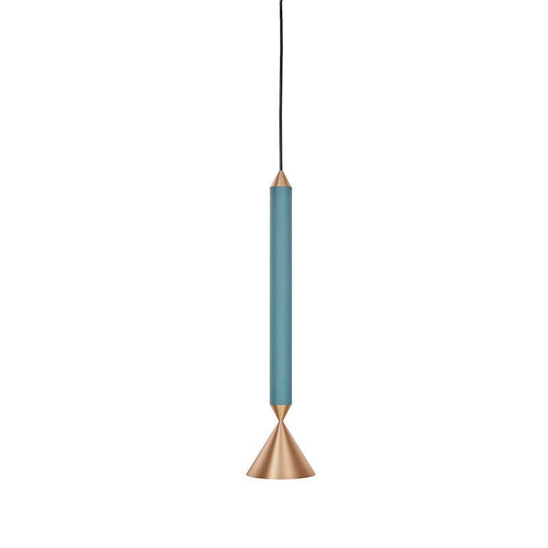 Apollo 39 Pendel, Deep Sea / Brushed Brass