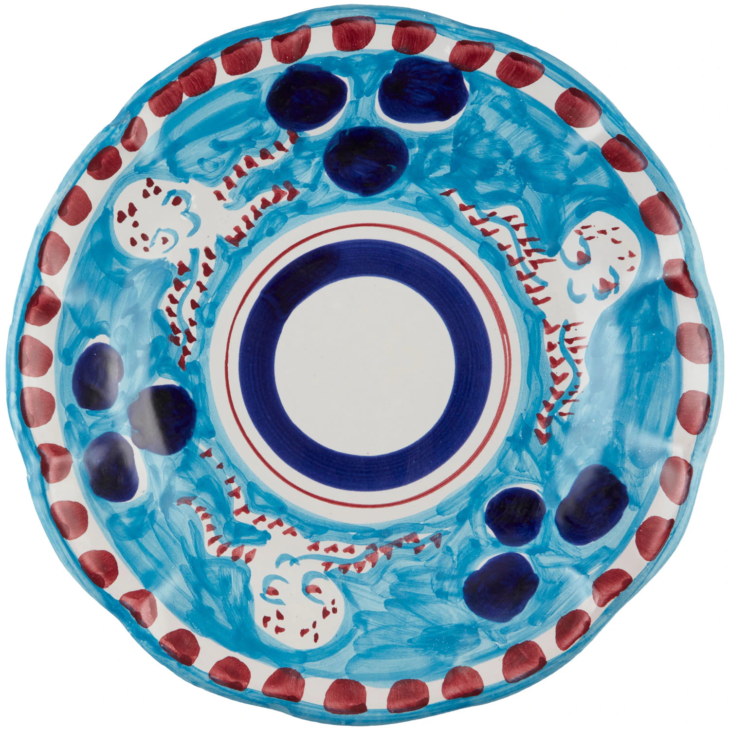 Piccola Home Amalfi Salattallerken 20 Cm - Asjetter Keramikk Turkis - PT2000-A-TUR-PU