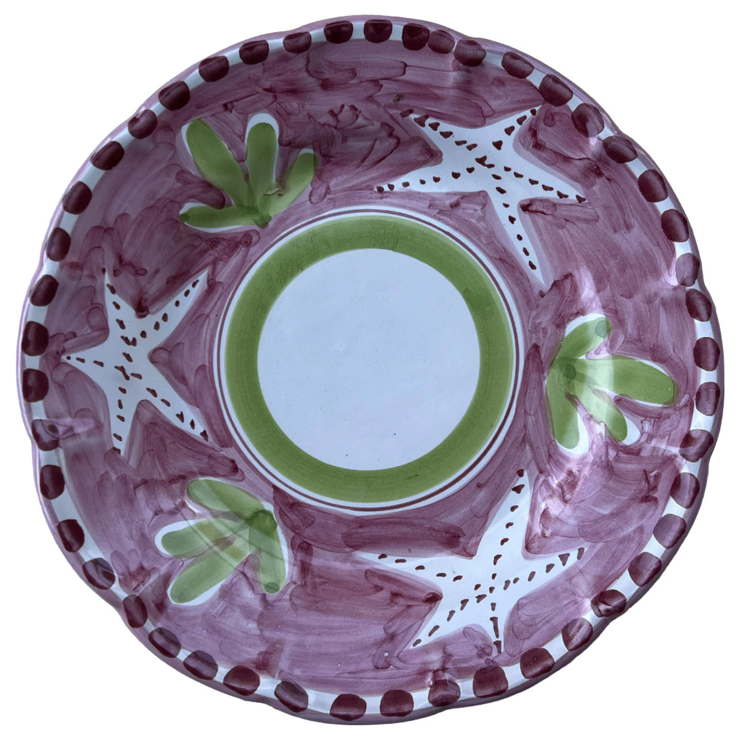Piccola Home Amalfi Salattallerken 20 Cm  -  Asjetter Keramikk Rosa - PT20TV-A-RO-SM