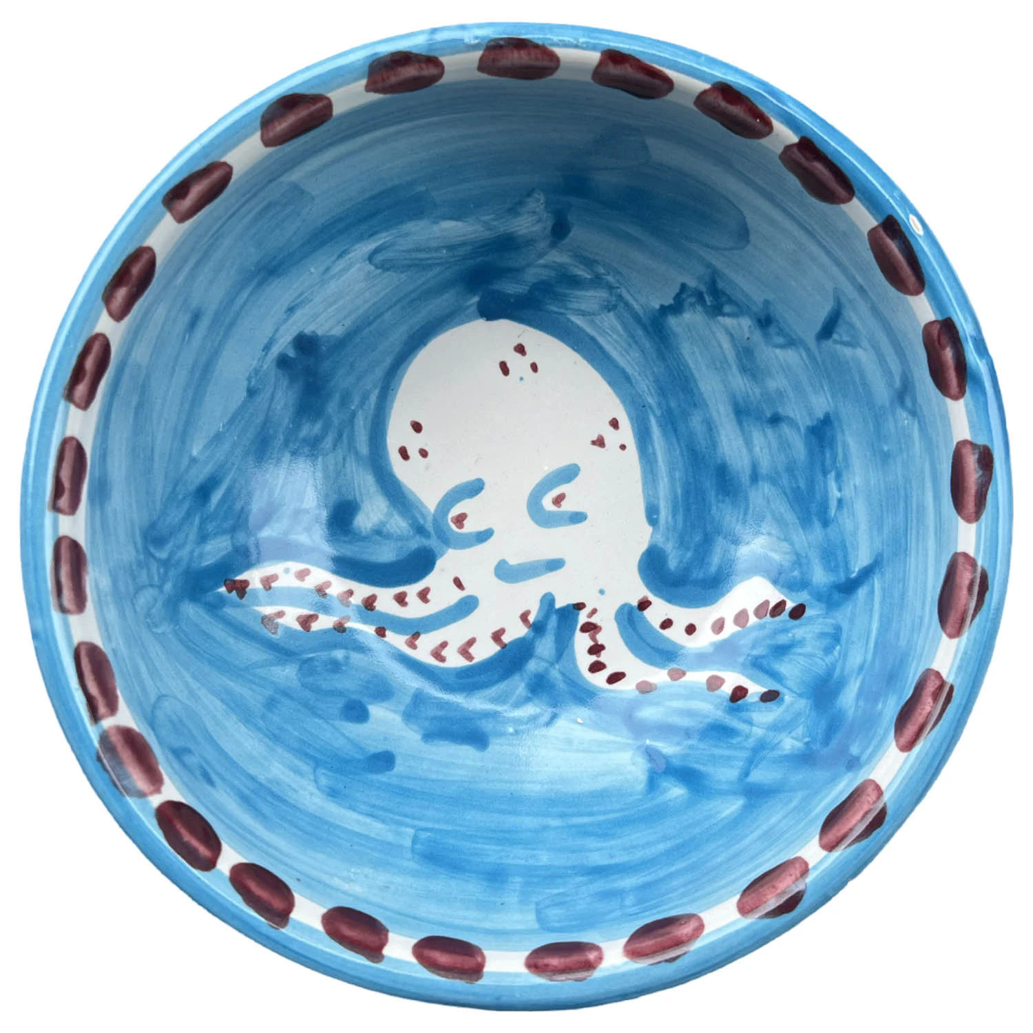 Piccola Home Amalfi Sk&aring;l 13 Cm - Serveringssk&aring;ler Keramikk Turkis - CP1300-A_TUR_PU
