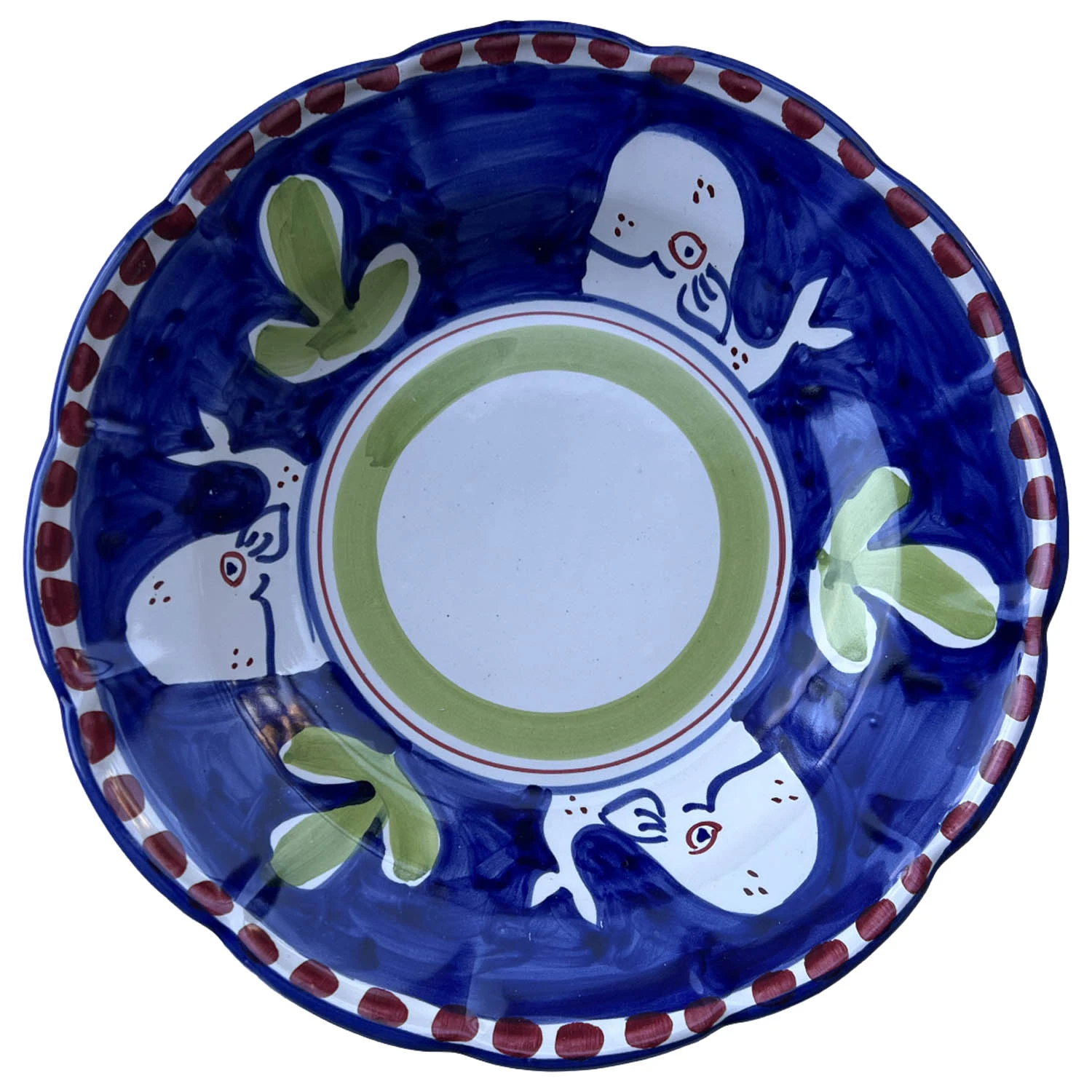 Piccola Home Amalfi Tallerken 26 Cm - Tallerkener Keramikk Bl&aring; - PT26TV-A-EB-BAL