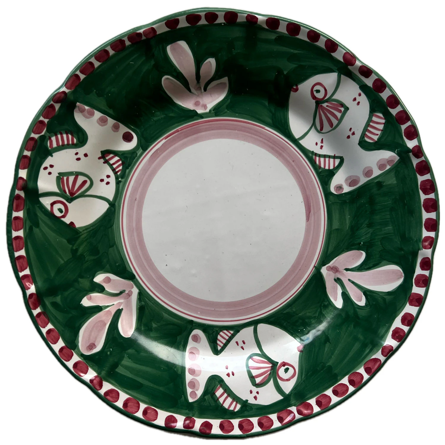 Piccola Home Amalfi Tallerken 26 Cm - Tallerkener Keramikk Gr&oslash;nn - PT26TV-A-VER-PE